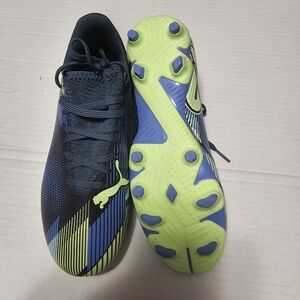 Puma Kids Sneakers - Navy and Lime
